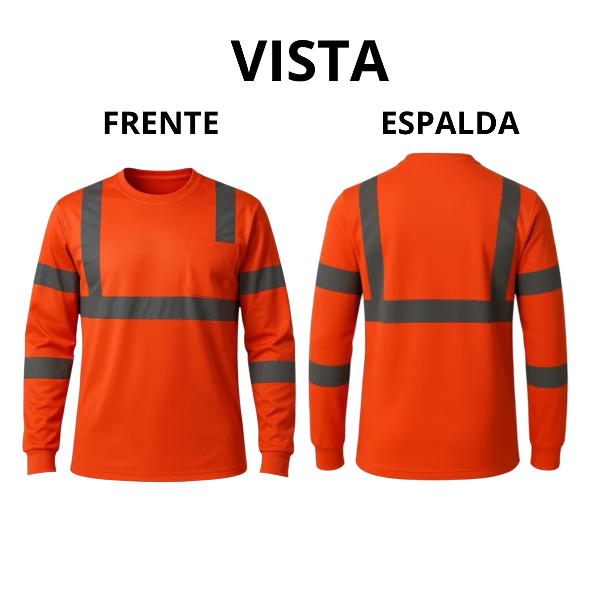 Playeras Alta Visibilidad Reflectante Uso Rudo