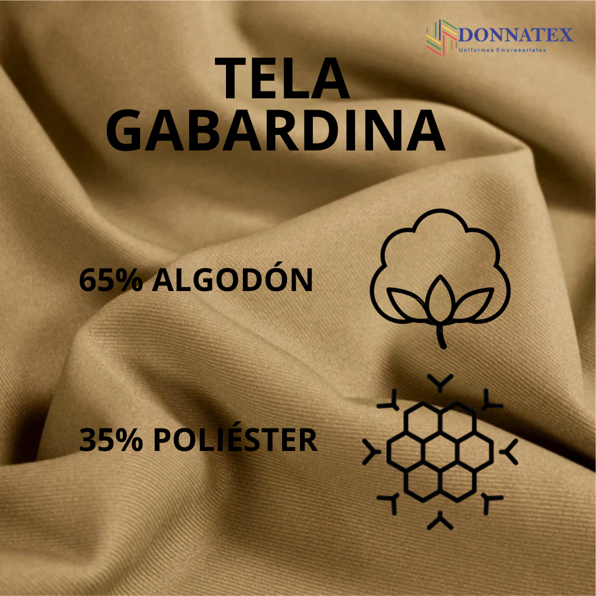 Pantalón de Gabardina, Uso Rudo, Cinta Reflejante