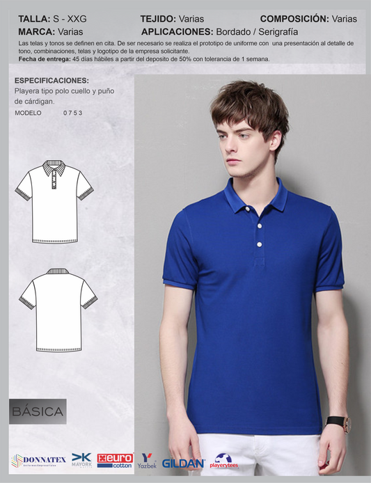 Playera tipo polo