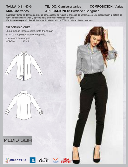 Camisa de dama